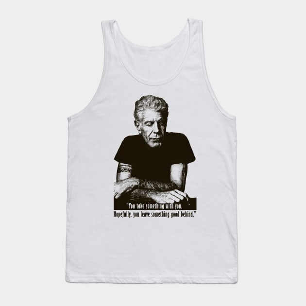 Anthony Bourdain Tank Top by RetroPandora